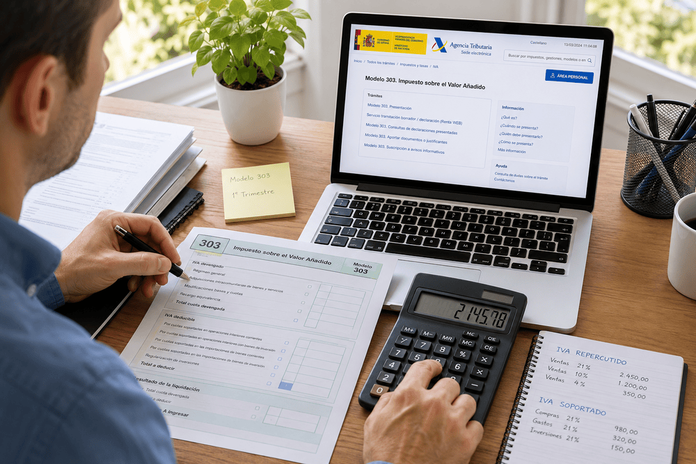 Modelo 303: Guía Completa del IVA para Autónomos y Empresas